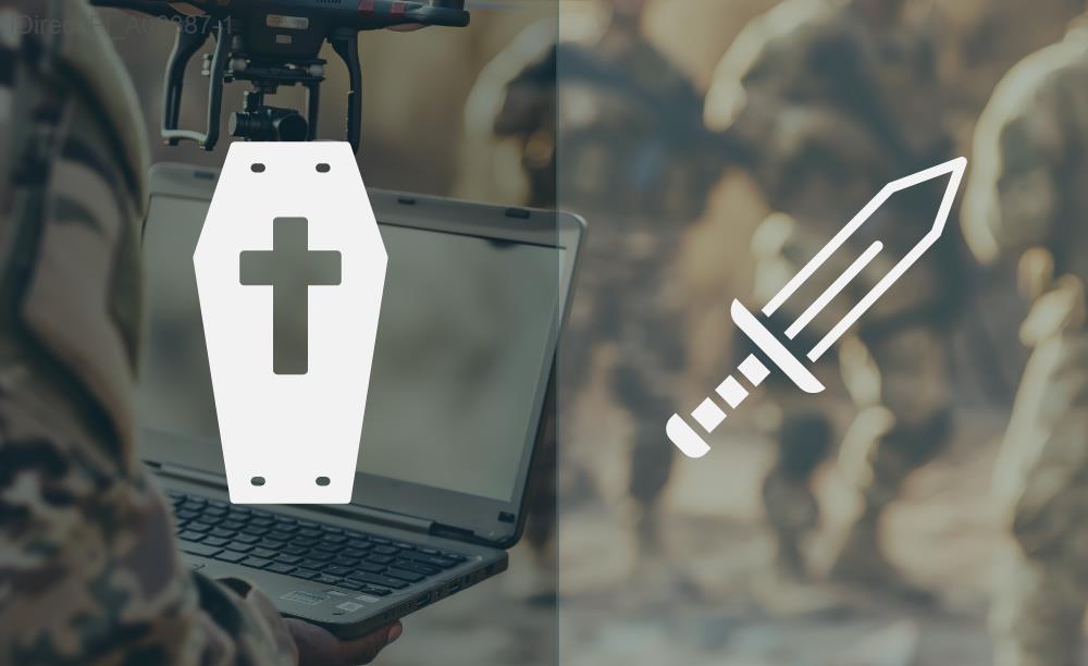 2023 年全球最新軍事武器發展趨勢：未來戰爭的變革與影響示意圖